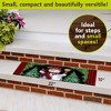 Briarwood Lane Winter Red Checkered Snowman Mini Mat 22x10 Indoor Outdoor For Winter Doormat - 2 of 3