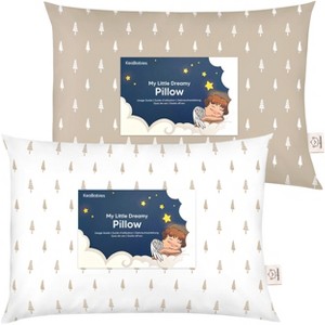 KeaBabies Toddler Pillow - Soft Organic Cotton Kids Pillows for Sleeping - Travel Pillow for Kids Age 2-5 - 1 of 4