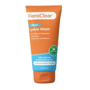 FemiClear  Ultra Gentle Genital Herpes Wash with Lysine - 6oz - 1 of 4