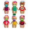 Cry Babies Tiny Cuddles Frozen Frutti Grace Raspberry  Ice Cream Themed Pajamas - 4 of 4