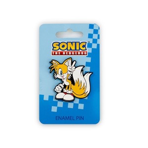 Just Funky Sonic The Hedgehog Tails Enamel Pin | Official Sonic Series Collectible - 1 of 4
