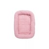 Slumber Pet High Pile Fleece Bumper-Style Crate Pet Bed - Baby Pink - 3 of 3
