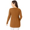 Jessica London Women's Plus Size Ribbed Baby Doll Tunic Sweater - 3 of 4