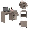 PAGED Home Office Desk 47.3" L Modern Writing Desk with 2 Storage Drawers for Office, Study - 4 of 4