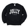 Simply Sage Market Jolly Vibes Varsity Thick Outline Sweatshirt - 2 of 4