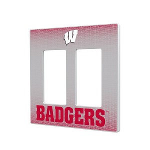 NCAA Big Ten Universities Linen Hidden-Screw Light Switch Plate for Double Rocker - 1 of 4