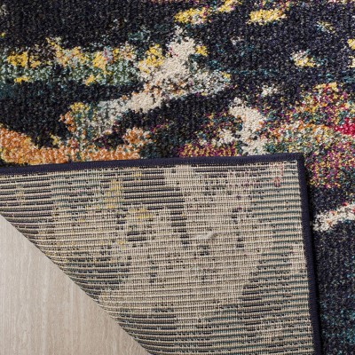 Monaco Multicolor Synthetic Rectangular Area Rug