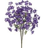 Allstate Floral 21" Two Tone Purple Bellflower Artificial Floral Bush