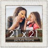 PosterPalooza | Square Ornate White Picture Frame - UV Acrylic, Foam Board Backing, Hanging Hardware - 2 of 4