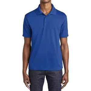 Mafoose Men's Short Sleeve PosiCharge Ultra-Fine Flat Back RacerMesh Polo Shirt - 1 of 4