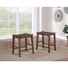 NicBex Dining Table Set for 4 Farmhouse Counter Dining Set Wood Dining Table with 4 Stools for Kitchen - 4 of 4