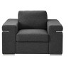 CAVINAS Woven Accent Chair with Removable Backrest and Steel Legs,Cozy Upholstered Living Room Chairs,Reading Chairs for Living Room - 2 of 4