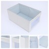 Unique Bargains Foldable Decorative Storage Bin with Handles for Shelves Closet 1 Pack - 2 of 4