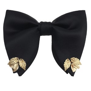 INSPIRE CHIC Men's Ribbon Leaf Pendant Pre-tied Fashion Bow Ties Necktie 1 Pc - 1 of 4