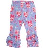 RuffleButts Toddler Girls Ruffle Flare Pants - 2 of 2