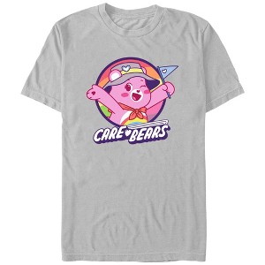 Men's Care Bears Hiking Cheer Bear T-Shirt - 1 of 4