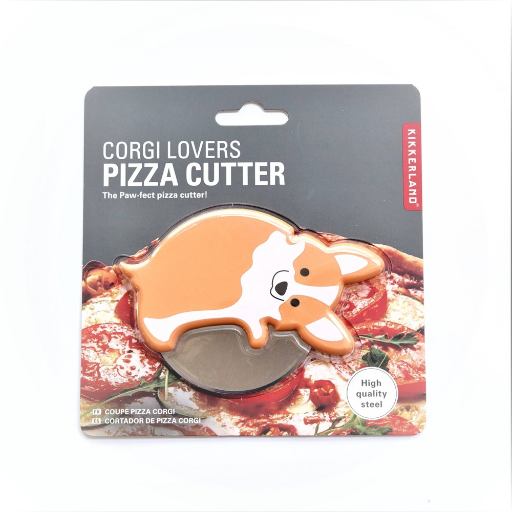 Photos - Kitchen Scissors Kikkerland Corgi Lovers Pizza Cutter 