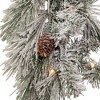 Kurt Adler 9-Foot Pre-Lit Clear Incandescent Flocked Garland - 2 of 4