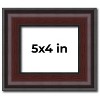PosterPalooza | Photo Size Linear Brown Picture Frame - UV Acrylic, Foam Board Backing, Hanging Hardware - 2 of 4