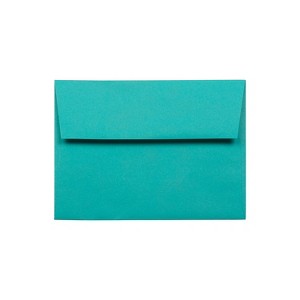 JAM Paper A6 Colored Invitation Envelopes 4.75 x 6.5 Sea Blue Recycled 15903 - 1 of 4