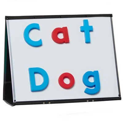 Educational Insights 3-In-1 Portable Easel, Magnetic Board, Whiteboard & Flannel Board