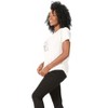 RAE DUNN - Women's Short Sleeve Shirttail Hem T-Shirt - 2 of 4