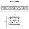 Decorative Garden Fence 4/6 Pack, 23.6in (H) x 7.9ft (L) Rustproof Metal Border Fences Decor Animal Barrier for Yard Outdoor - 2 of 4