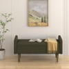 CAVINAS 45.98" Teddy Velvet Storage Ottoman Bench for Bedroom,Storage Bench with Lift Top,Multifunctional Ottoman for Living Room,Entryway - 2 of 4