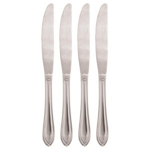 Cambridge Ginger Silver Stainless Steel Casual Dinner Knife Set 4 pc - 1 of 1
