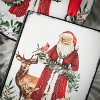 6"H & 6.5"H Sullivans Christmas Rustic Santa Metal Ornaments Set of 2  Multicolor - 2 of 3