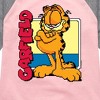 Girls' - Garfield - Pixel Square Shirt Tail Raglan Graphic T-shirt - 2 of 4