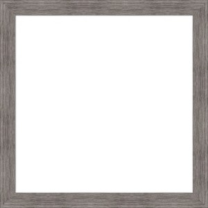 Amanti Art Pinstripe Plank Grey Narrow Framed Dry Erase Magnetic Board - 1 of 4