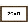 PosterPalooza | Sculpted Gold Picture Frame - UV Acrylic, Backing Board, Hanging Hardware Included - 2 of 4