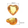 Unique Bargains Acrylic Flat Back Heart DIY Crafting Decor Jewelry Rhinestone 20 Pcs - 2 of 4