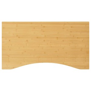 VidaXL Desk Top 43.3 in.x23.6 in.x0.6 in. Bamboo - 1 of 4