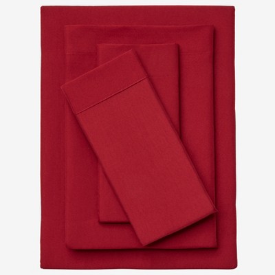 Brylanehome Bh Studio Solid Microfiber Sheet Set - Queen, Garnet : Target