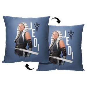 Disney Star Wars Ahsoka Jedi Ahsoka Tano Throw Pillow 18x18 Inches - 1 of 2