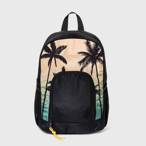 Boys Printed Palm Tree Backpack Art Class Black Target - first roblox black magic classes