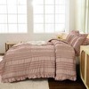 BAGOKIE 3 Pieces Seersucker Ruffle Bed in a Bag Comforter Set - 3 of 4