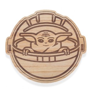 Toscana Disney Mandalorian Grogu Buggy 16 inch Serving Charcuterie Board - 1 of 3