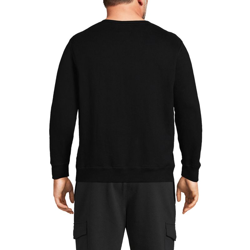 Lands' End Men's Long Sleeve Serious Sweats Crewneck Sweatshirt, 2 of 5