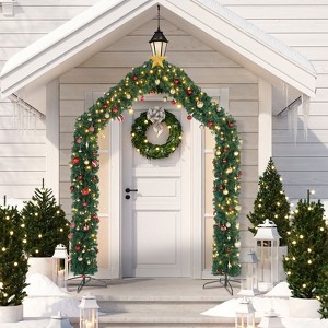 Karl Home 102 inch Green PVC Christmas Artificial Tree Archway Decoration - 1 of 4