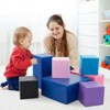 Infans 7 PCS Foam Building Blocks Colorful Climbing Foam Soft Cubes for Kids - 3 of 4