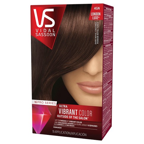 Vidal Sassoon Pro Series Permanent Hair Color  Fl Oz - 4gn Dark Royal  Chestnut - 1 Kit : Target