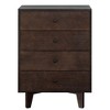 Grungis 4-Drawer Dresser with Storage,Solid Wood Spray-painted Drawer with Retro Round Handle for Bedroom Living Room - 4 of 4