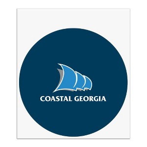 College of Coastal Georgia Primary Logo Automotive Car Window Locker Circle Bumper Sticker - 1 of 4