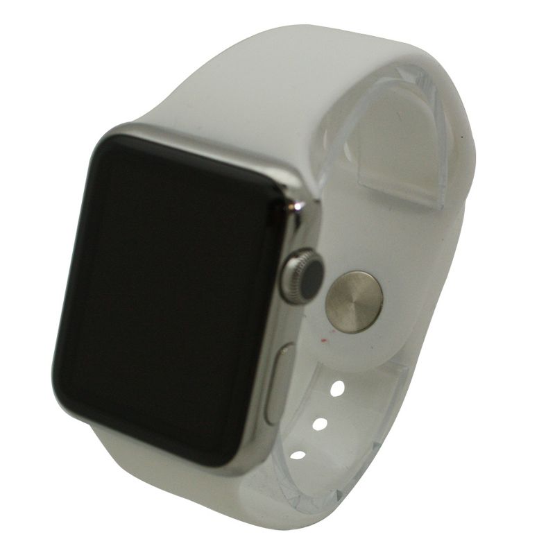 Olivia Pratt Solid Silicone Apple Watch Band Medium to Large Size Wrist M/L only.  Made for 6.5 to 8.5 inch Wrists., 4 of 8
