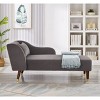 VYNXARIA Modern Velvet Upholstered Sofa Recliner - 2 of 4