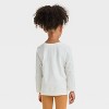 Toddler Girls' Long Sleeve Sweet Dear Graphic T-Shirt - Cat & Jack™ Cream - image 3 of 4