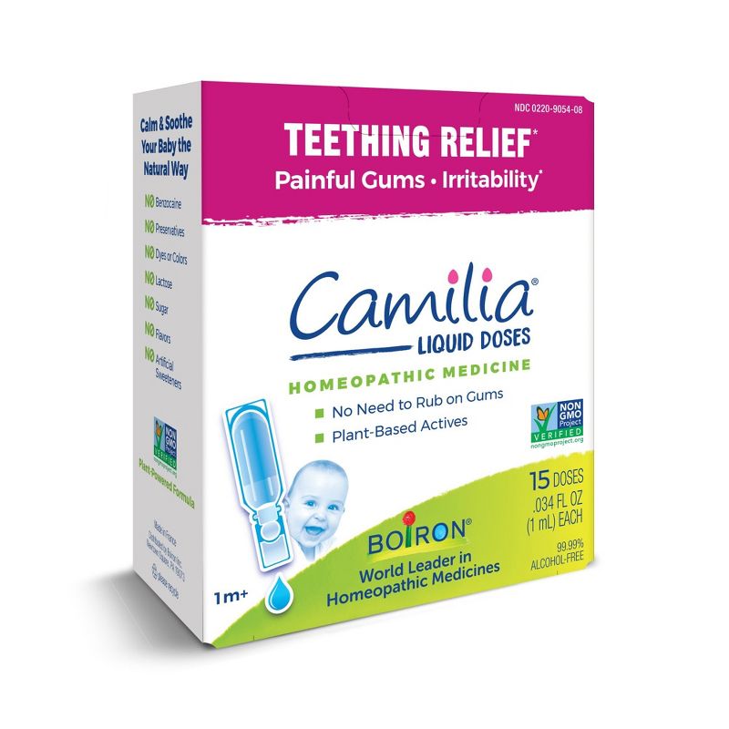 Boiron Camilia Homeopathic Medicine For Teething Relief  -  15 Dropper, 4 of 5
